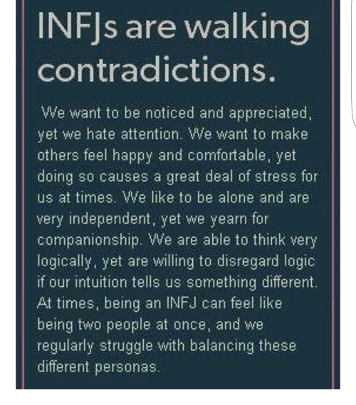 infj contradiction